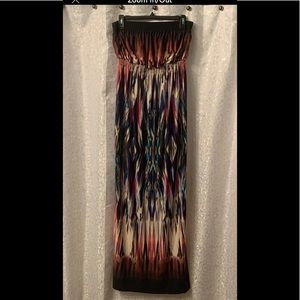 Beautiful multi colored Summer Maxi dress